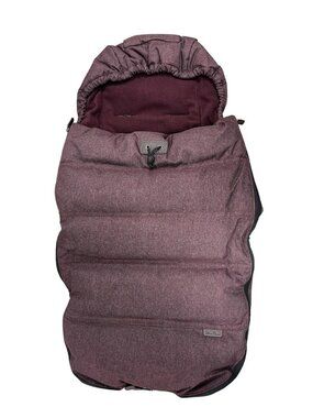 Share NEW Silver Cross Wave Footmuff – Claret | Luxury Stroller Footmuff